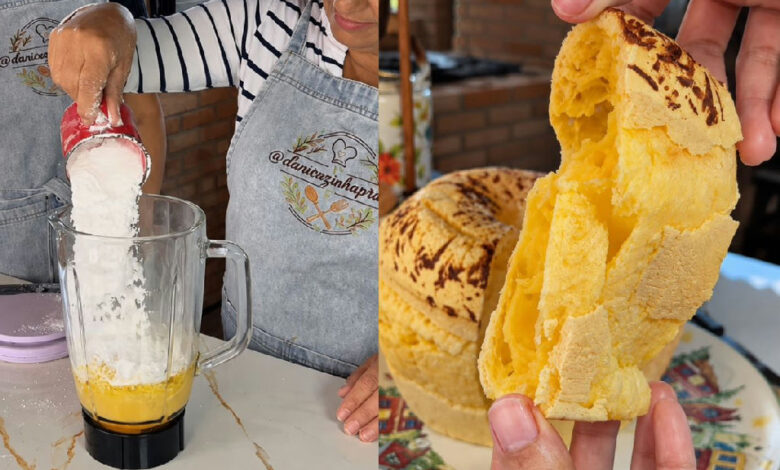 Sabor autêntico da roça: bolo de pão de queijo que combina crocância e maciez em uma receita simples