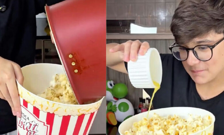 Sabor de cinema: como um detalhe simples e temperos elevam sua pipoca caseira