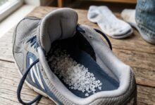 Sal grosso nos sapatos: entenda a eficácia do truque caseiro contra o mau cheiro
