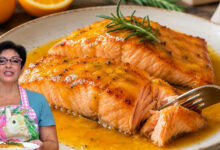 Salmão com molho de laranja: a técnica de Loli Domínguez para um peixe suculento