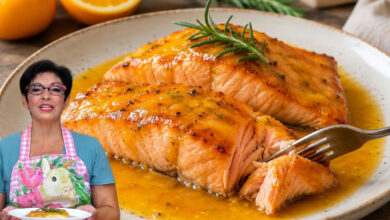 Salmão com molho de laranja: a técnica de Loli Domínguez para um peixe suculento