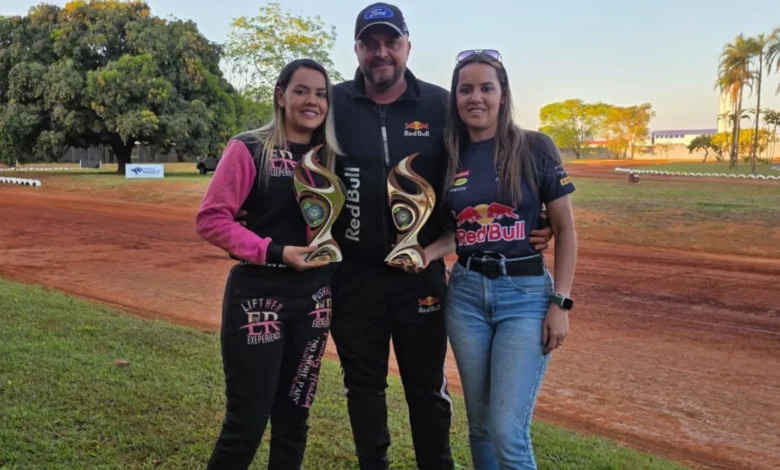 Trisal de Montividiu une paixão pelo kart cross e rotina familiar em Goiás