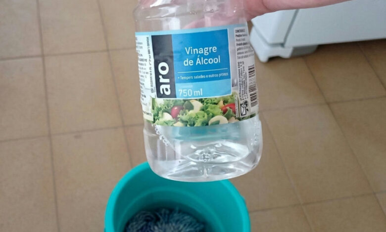 Vinagre no chão: conheça os riscos e benefícios da prática na limpeza doméstica