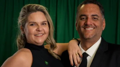 A emocionante despedida de Alex Wallace Costa da esposa Simone em Anápolis