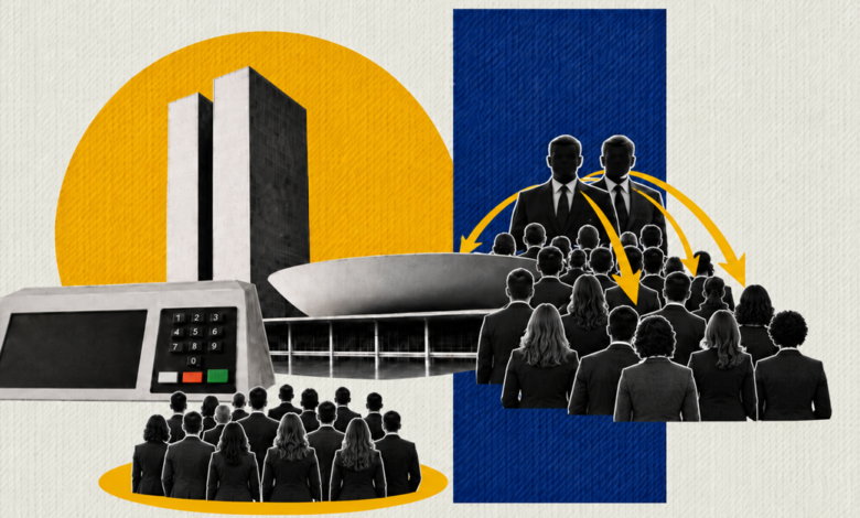 A maioria dos deputados federais chega à Câmara com votos de partido ou colegas