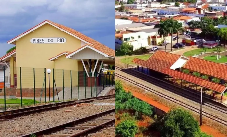 Anterior a Goiânia, município goiano surgiu em torno de ferrovia