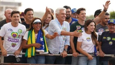 Caiado reforça apoio a Daniel Vilela e Gracinha em Aparecida de Goiânia