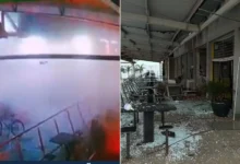 Câmeras de segurança registram momento de explosão em rodoviária de São Simão