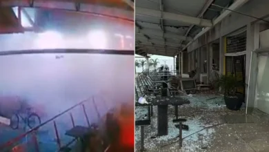Câmeras de segurança registram momento de explosão em rodoviária de São Simão