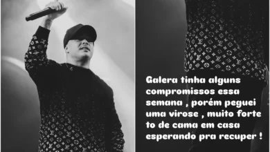 Cantor Kauan cancela compromissos da semana após forte virose