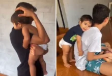 Carinho entre irmã de 3 anos e irmão adolescente em Goiás comove milhões na internet