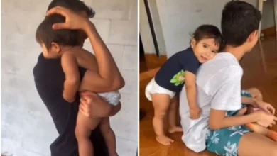 Carinho entre irmã de 3 anos e irmão adolescente em Goiás comove milhões na internet
