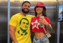 Casal ganha repercussão na internet ao mostrar divergência política em casa