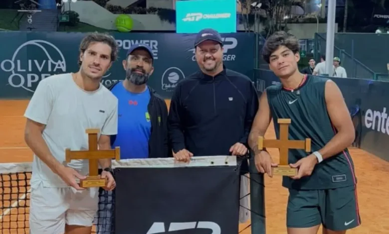 Challenger 75 da Bolívia termina com vice de Guto Miguel e Eduardo Ribeiro após virada
