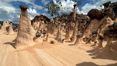 Chaminés de Fada em Goiás atraem visitantes com formações geológicas raras