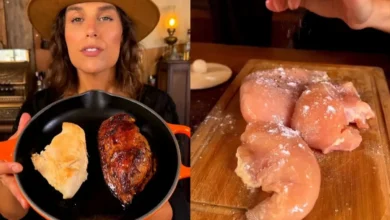 Chef Juliana Lima revela técnica para peito de frango suculento e saboroso na frigideira