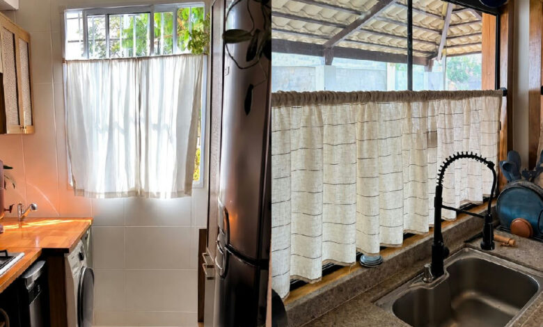 Cortinas na cozinha: a tendência de 2027 que resgata aconchego e funcionalidade