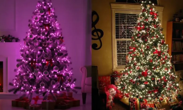 Decoração de natal 2026 troca pisca-pisca colorido por luzes aconchegantes