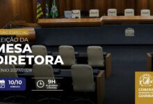 Eleição da Mesa Diretora da Câmara de Goiânia para biênio 2027/2028 acontece neste sábado