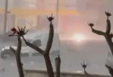 Explosão e clarão assustam moradores durante temporal no Parque Amazônia em Goiânia