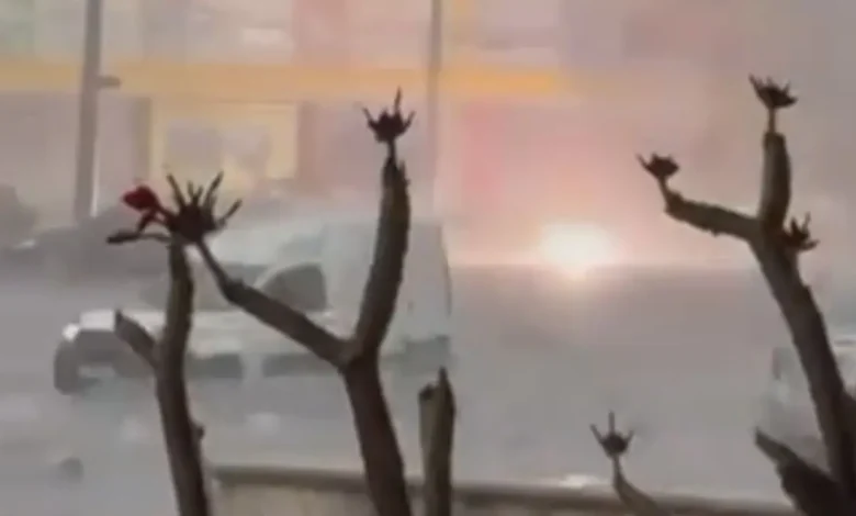 Explosão e clarão assustam moradores durante temporal no Parque Amazônia em Goiânia