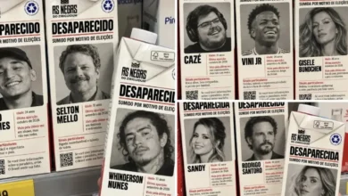 Famosos são alvo de cobrança por posicionamento político e viram ‘desaparecidos’ em campanha viral