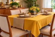 Feng shui indica tom ideal para toalha de mesa atrair fartura na sala