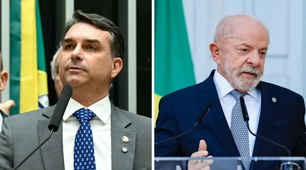 Flávio Bolsonaro lidera contra Lula em votos válidos em levantamento da Atlasintel