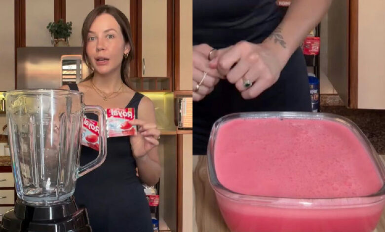 Gelatina cremosa: por que usar água fervendo no liquidificador faz diferença