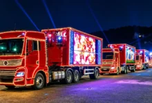Goiás recebe desfile de caminhões da caravana de natal da coca-cola entre novembro e dezembro