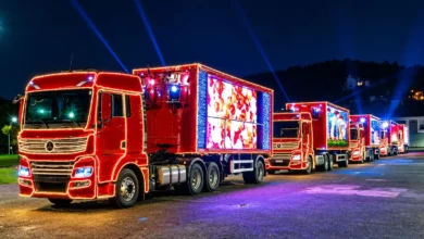 Goiás recebe desfile de caminhões da caravana de natal da coca-cola entre novembro e dezembro