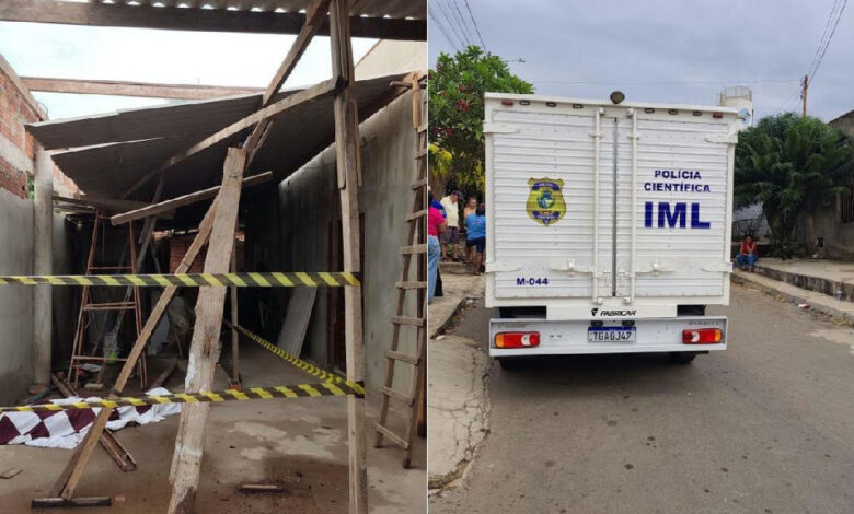 Idoso morre após queda de telhado durante reforma residencial em Anápolis