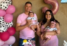 Mãe realiza sonho de ter gêmeas após enfrentar cinco perdas gestacionais