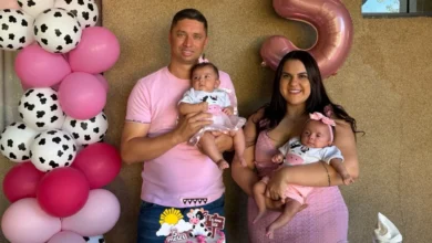 Mãe realiza sonho de ter gêmeas após enfrentar cinco perdas gestacionais