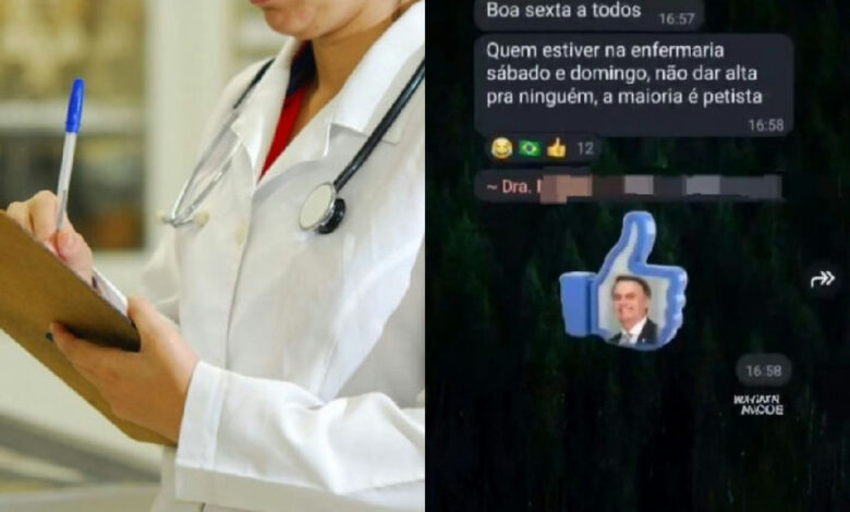 Médica é denunciada após sugerir retenção de pacientes petistas em hospital de Goiânia