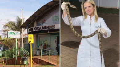 Paciente captura serpente após ataque e surpreende equipe médica em Goiás