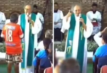 Padre surpreende fiéis ao acolher homem que invadiu missa com lata de cerveja em Goiás