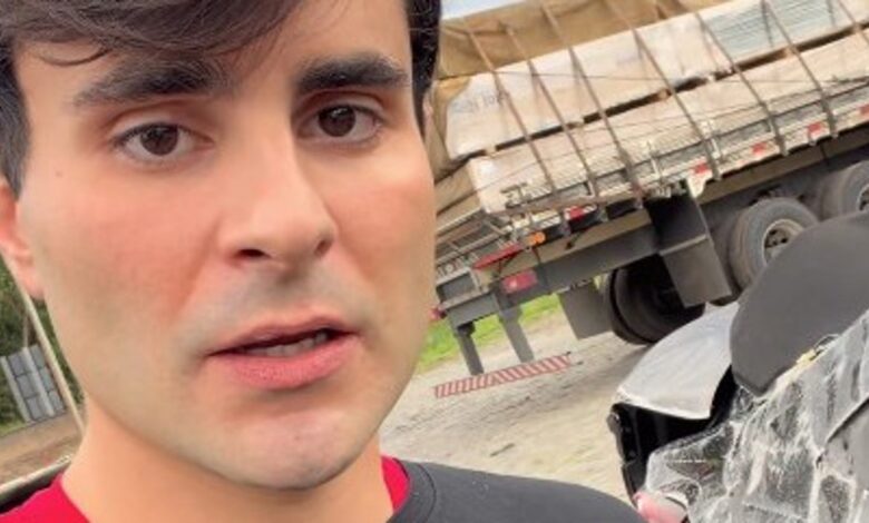 Pedro Rousseff sofre capotamento na rodovia Fernão Dias e grava vídeo para tranquilizar público