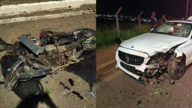 Polícia identifica motociclista que morreu após colisão com Mercedes em Anápolis