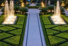 Refúgio verde e simetria europeia marcam Jardim secreto no coração de Goiânia