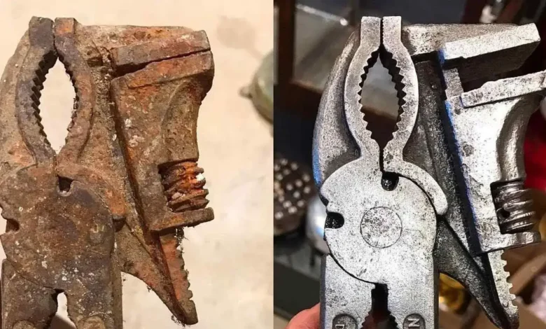 Remoção de ferrugem em ferramentas revela eficácia de vinagre e bicarbonato