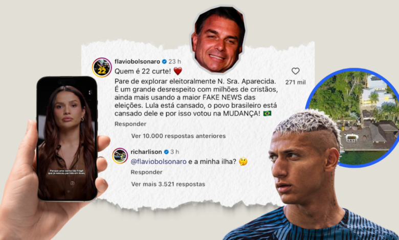 Richarlison cobra Flávio Bolsonaro sobre disputa por mansão em Angra dos Reis
