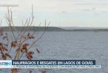 Série de naufrágios em lagos de Goiás deixa 16 pessoas envolvidas em incidentes