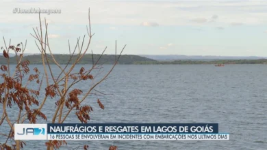 Série de naufrágios em lagos de Goiás deixa 16 pessoas envolvidas em incidentes