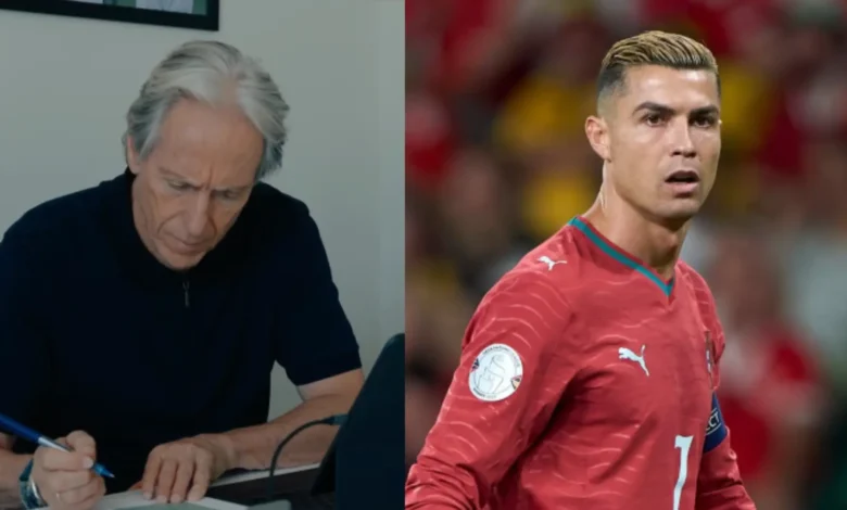 Tensão na seleção de Portugal coloca Jorge Jesus e Cristiano Ronaldo em foco