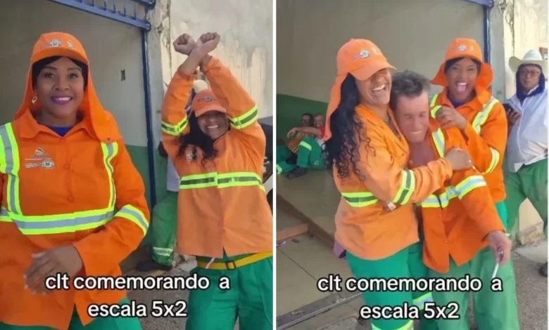 Trabalhadores comemoram em vídeo o fim da escala 6x1 e repercutem