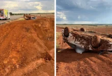 Tragédia na BR-050: bebê de 11 meses morre após capotamento em Goiás