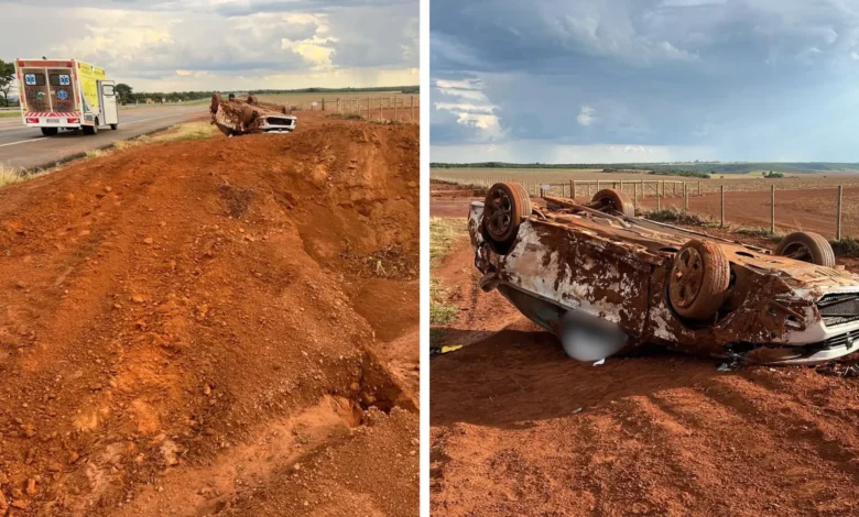 Tragédia na BR-050: bebê de 11 meses morre após capotamento em Goiás