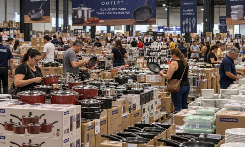 Tramontina abre mega outlet em Carlos Barbosa com mais de 150 mil produtos a partir de R$ 5
