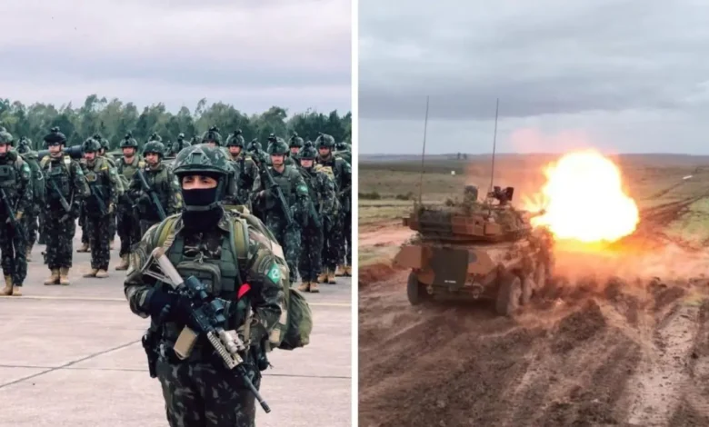 Tropas do Brasil e da Argentina iniciam exercício militar conjunto na fronteira